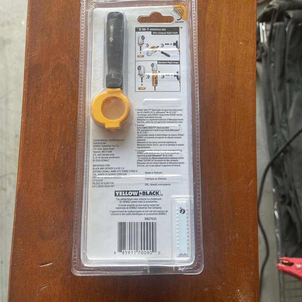 DEWALT MAXFIT 2-Piece Right Angle Attachment 1/4" Shank DWAMRA - Picture 4 of 5